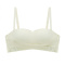 sexy slight stretch 4 colors solid color padded bras(size run small)_Black_Beige