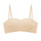sexy slight stretch 4 colors solid color padded bras(size run small)_Black_Beige_Brown_Nude
