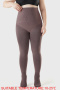 high stretch high waist fleece warm pantyhose (weight:143-220 lbs,temp:10-25℃)_Black_Gray_Dark Gray_Brown