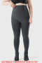 high stretch fleece warm pantyhose (weight:143-220 lbs,temp:0-15℃)_Black_Gray_Dark Gray