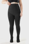 high stretch fleece warm pantyhose (weight:143-220 lbs,temp:0-15℃)_Black