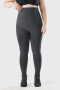 high stretch fleece warm pantyhose (weight:143-220 lbs,temp:-10-5℃)_Black_Gray_Dark Gray