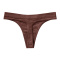 sexy stretch water wave printing breathable seamless thin thongs_Black_Dark Purple_Beige_Khaki _Brown_Reddish Brown