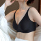 sexy slight stretch 5 colors solid color padded bras(size run small)_Black