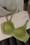 sexy stretch solid color 5 colors padded bras(size run small)_Black_White_Gray_Pink_Green