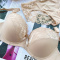 plus size slight stretch 3 colors lace trim with underwire padded bras sets_Red_Blue_Nude