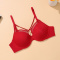 sexy slight stretch 5 colors with underwire padded bras_Black_Pink_Red