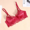 sexy slight stretch 4 colors lace trim with underwire padded bras_Black_White_Pink_Red