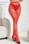 sexy high stretch rhinestone decor fishnet hollow tights(asia size)_Black_White_Red