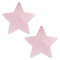fifty pair sexy pentagram shape waterproof disposable nipple pad(length:8.2 cm)_Gray_Pink