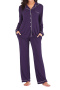plus size slight stretch 11 colors lapel pants sets loungewear_Black_White_Gray_Dark Gray_Red_Rose Red_Dark Green_Sky Blue_Blue_Dark Blue_Purple