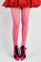 sexy high stretch 7 colors multicolor rhinestone decor fishnet tights_Black_White_Pink_Magenta