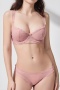 sexy plus size slight stretch see-through mesh with soft underwire bra set_Black_White_Pink