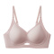 sexy slight stretch 6 colors solid color traceless padded bras(size run small)_Black_Dark Gray_Pink