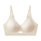 sexy slight stretch 4 colors solid color cutout padded bras(size run small)_Black_Pink_Brown_Champagne