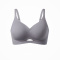 sexy slight stretch 6 colors solid color padded traceless bras(size run small)_Black_Gray