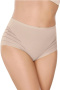 plus size slight stretch 5 colors belly tightening waist shaping panties_Black_Rose Red_Haze Blue_Khaki