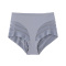 plus size slight stretch 5 colors belly tightening waist shaping panties_Black_Rose Red_Haze Blue