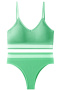 sexy slight stretch 9 colors contrast color padded bras sets size run small_Black_White_Magenta_Light Green_Green