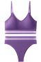 sexy slight stretch 9 colors contrast color padded bras sets size run small_Black_White_Magenta_Light Green_Green_Sky Blue_Light Purple_Purple