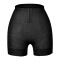 plus size stretch high waist tummy control butt lift anti-curling body shaper_Black