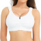 sexy plus size high stretch 5 colors zip-up crop vest shapewear_Black_White