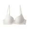 sexy slight stretch solid color traceless padded breathable bras(size run small)_White