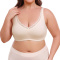 sexy plus size slight stretch 3 colors lace stitching crop vest shapewear_Black_White_Beige