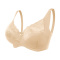 sexy plus size slight stretch 4 colors lace trim padded with underwire bras_Black_White_Pink_Beige
