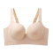 sexy plus size slight stretch 5 colors traceless padded bras(size run small)_Black_Dark Gray_Red_Haze Blue_Nude