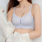 sexy plus size slight stretch 5 colors glossy padded bras(size run small)_Black_Pink_Sky Blue