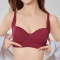 sexy slight stretch 5 colors solid color traceless padded bras(size run small)_Black_Pink_Rose Red