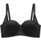 sexy slight stretch 5 colors solid color traceless padded bras(size run small)_Black