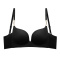 sexy slight stretch 5 colors pearl decor traceless padded bras(size run small)_Black