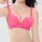 sexy slight stretch 5colors traceless with underwire padded bras(size run small)_Black_Red_Magenta
