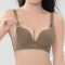 sexy slight stretch 5colors traceless with underwire padded bras(size run small)_Black_Red_Magenta_Beige_Brown