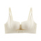 sexy slight stretch 4 colors gather traceless padded bras(size run small)_Black_Aqua Green_Beige