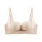 sexy slight stretch 4 colors gather traceless padded bras(size run small)_Black_Aqua Green_Beige_Nude