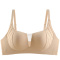 sexy slight stretch 4colors traceless stitching mesh padded bras(size run small)_Black_Beige_Brown_Nude