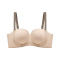 sexy slight stretch 5 colors traceless padded bras(size run small)_Black_Gray_Brown_Champagne_Nude