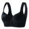 sexy slight stretch 5 colors traceless solid color padded bras(size run small)_Black