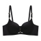 sexy slight stretch 4 colors traceless gather padded bras(size run small)_Black