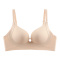 sexy slight stretch solid color 4 colors traceless padded bras(size run small)_Black_Green_Beige_Nude