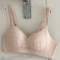 sexy slight stretch 4 colors lace gather padded bras(size run small)_Black_Pink
