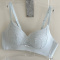 sexy slight stretch 4 colors lace gather padded bras(size run small)_Black_Pink_Sky Blue