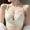 sexy slight stretch 5 colors lace gather padded bras(asia size)_Black_Red_Light Purple_Beige