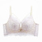 sexy slight stretch 5 colors lace gather padded bras(asia size)_Black_Red_Light Purple
