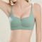 sexy slight stretch 4 colors traceless solid color padded bras(size run small)_Black_Aqua Green