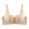 sexy slight stretch 4 colors traceless solid color padded bras(size run small)_Black_Aqua Green_Beige_Nude