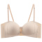 sexy slight stretch 4colors solid color front buckle padded bras(size run small)_Black_Aqua Green_Beige_Nude